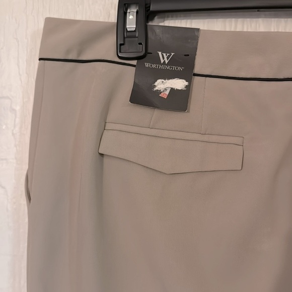 Worthington colonial cobblestone straight leg pants 8 - Picture 3 of 6